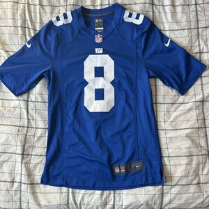 NY Giants Football Jersey (Daniel Jones #8) - Men’s Small